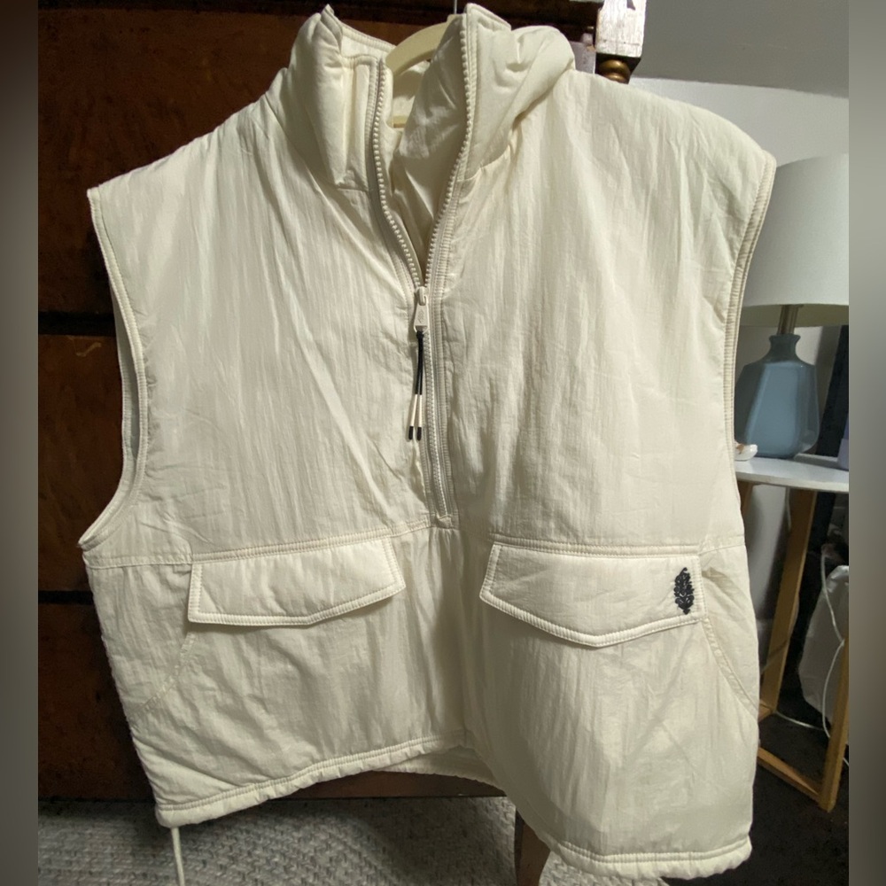 Free people quarter zip vest
